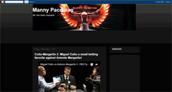 Desktop Screenshot of manny-pacquiao-fights-2011.blogspot.com