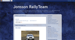 Desktop Screenshot of jonssonrallyteam.blogspot.com