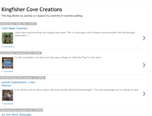 Tablet Screenshot of kingfishercove-creations.blogspot.com