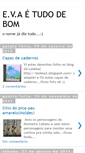 Mobile Screenshot of evaetudodebom.blogspot.com