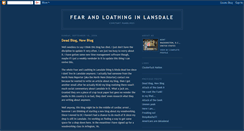 Desktop Screenshot of fearandlansdale.blogspot.com