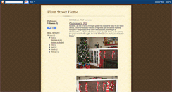 Desktop Screenshot of historicplumstreethome.blogspot.com