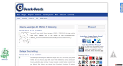 Desktop Screenshot of gesek-gosok.blogspot.com