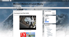 Desktop Screenshot of michaelwaltersalevelmedia.blogspot.com