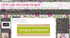 Desktop Screenshot of craftwiththescrapdragon.blogspot.com