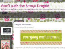 Tablet Screenshot of craftwiththescrapdragon.blogspot.com