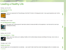 Tablet Screenshot of leadingahealthylife.blogspot.com
