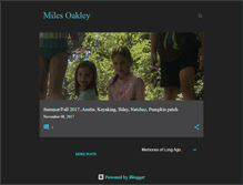 Tablet Screenshot of milesoakley.blogspot.com