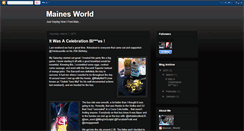 Desktop Screenshot of mainesworld4.blogspot.com