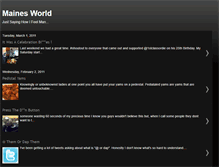 Tablet Screenshot of mainesworld4.blogspot.com
