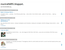 Tablet Screenshot of muniraharis.blogspot.com