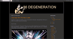 Desktop Screenshot of 86degeneration.blogspot.com