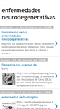 Mobile Screenshot of enfermedadesneurodegenerativas.blogspot.com