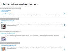 Tablet Screenshot of enfermedadesneurodegenerativas.blogspot.com