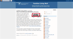 Desktop Screenshot of familieslivingwell.blogspot.com