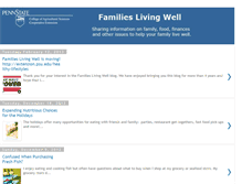 Tablet Screenshot of familieslivingwell.blogspot.com