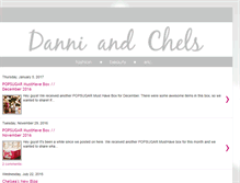 Tablet Screenshot of danniandchels.blogspot.com