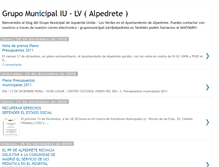 Tablet Screenshot of grupomunicipaliu-lv.blogspot.com