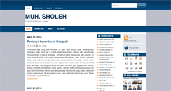 Desktop Screenshot of muhsholeh.blogspot.com