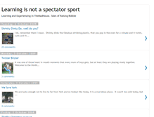 Tablet Screenshot of learningisnotaspectatorsport.blogspot.com