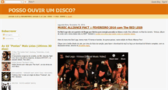 Desktop Screenshot of possoouvirumdisco.blogspot.com