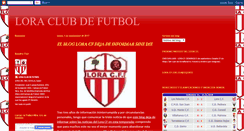 Desktop Screenshot of loraclubdefutbol.blogspot.com