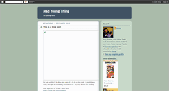Desktop Screenshot of madyoungthing.blogspot.com