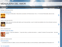 Tablet Screenshot of mensajeradelamordedios.blogspot.com