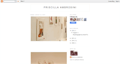 Desktop Screenshot of priscillaambrosini.blogspot.com