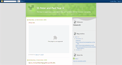 Desktop Screenshot of peterandpaulsyear6.blogspot.com