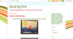 Desktop Screenshot of cards-by-erin.blogspot.com
