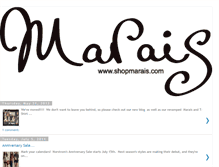 Tablet Screenshot of maraisdesigns.blogspot.com