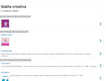 Tablet Screenshot of blabla-creativa.blogspot.com