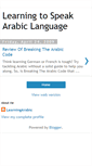 Mobile Screenshot of learn-speak-arabic.blogspot.com