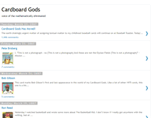 Tablet Screenshot of cardboardgods.blogspot.com