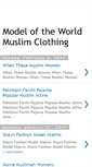 Mobile Screenshot of modeloftheworldmuslimclothing.blogspot.com