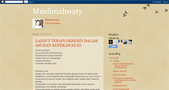 Desktop Screenshot of muslimahwatyyahoocoid.blogspot.com