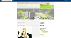 Desktop Screenshot of creativeedgephotography.blogspot.com