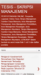 Mobile Screenshot of ilmiahmanajemen.blogspot.com