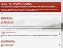 Tablet Screenshot of ilmiahmanajemen.blogspot.com