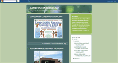 Desktop Screenshot of campeonatonacional08.blogspot.com