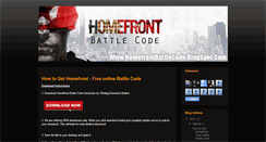 Desktop Screenshot of homefr0ntbattlecode.blogspot.com