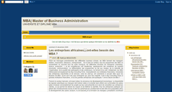 Desktop Screenshot of mba-blogue.blogspot.com