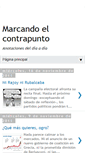 Mobile Screenshot of marcandoelcontrapunto.blogspot.com