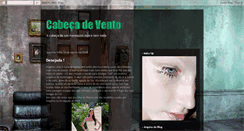 Desktop Screenshot of cabeca-vento.blogspot.com