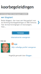 Mobile Screenshot of koorbegeleidingen.blogspot.com