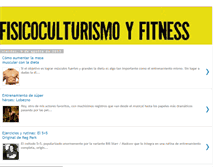 Tablet Screenshot of fisicoculturismoyfitness.blogspot.com