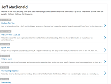 Tablet Screenshot of jeffmacdonald.blogspot.com