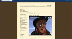 Desktop Screenshot of ocalannoucements.blogspot.com
