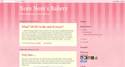 Desktop Screenshot of nomnomsbakery.blogspot.com